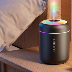 180ML Mini USB Air Humidifier & Electric Aroma Diffuser – Essential Oil Purifier, Aromatherapy Mist Maker with LED Lights for Home, Bedroom, and Car